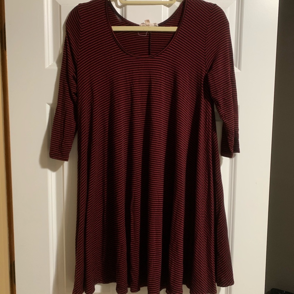 3/4 length flowy dress